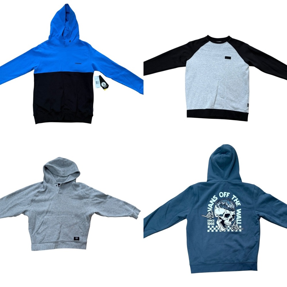 BOYS VANS/VOLCOM SWEATSHIRT BUNDLE